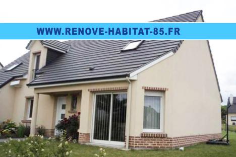 Ravalement facade Challans