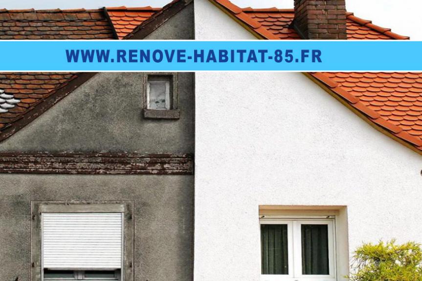 Ravalement facade Challans